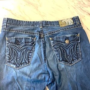 MEK denim pants 38 waist 36 length LONG tall mens